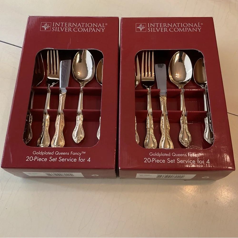 International Silver Co. Goldplated Flatware (Service for 8)